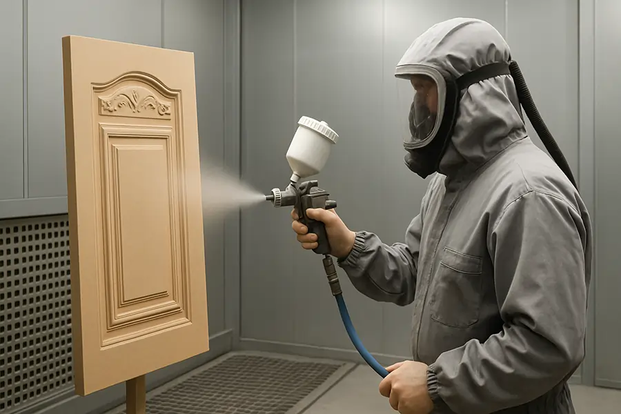 ام دی اف با پوشش رنگ